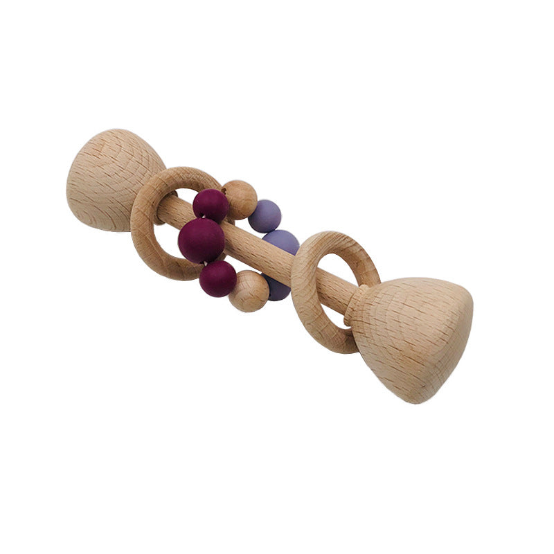 Beech Wood Rattle & Teether