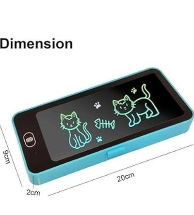 2-in-1 LCD Tablet Pencil Case