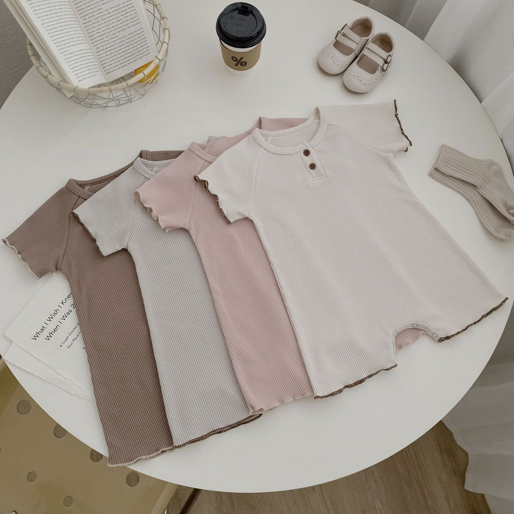 Baby Short-Sleeve Going-Out Romper