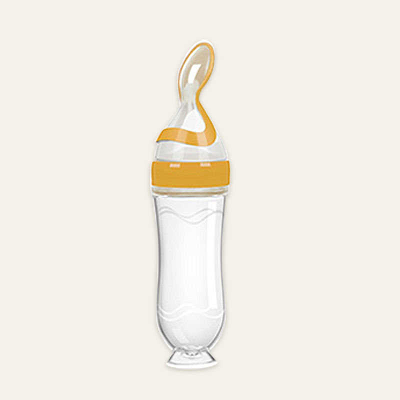 Silicone Squeeze Feeding Spoon Bottle