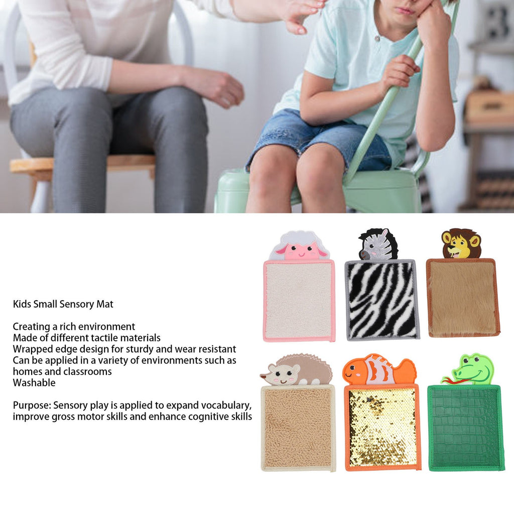 Tactile Sensory Mats (6-Piece)