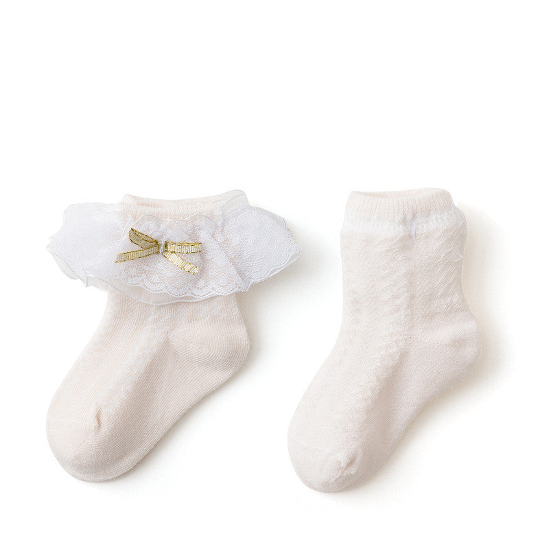 Baby Girl Lace Mesh Socks