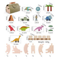 Wooden Dinosaur Shape Stacking Toy