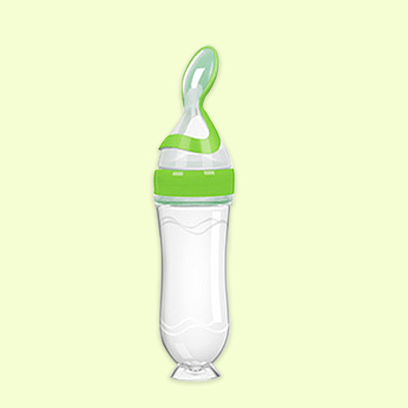 Silicone Squeeze Feeding Spoon Bottle