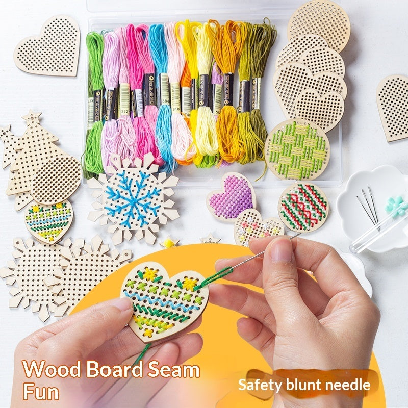 Safety-Needle Embroidery Craft Kit