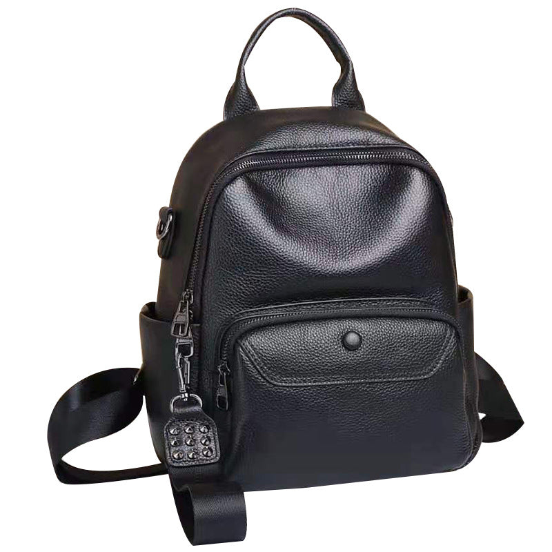 Women's Leather Fashion Backpack