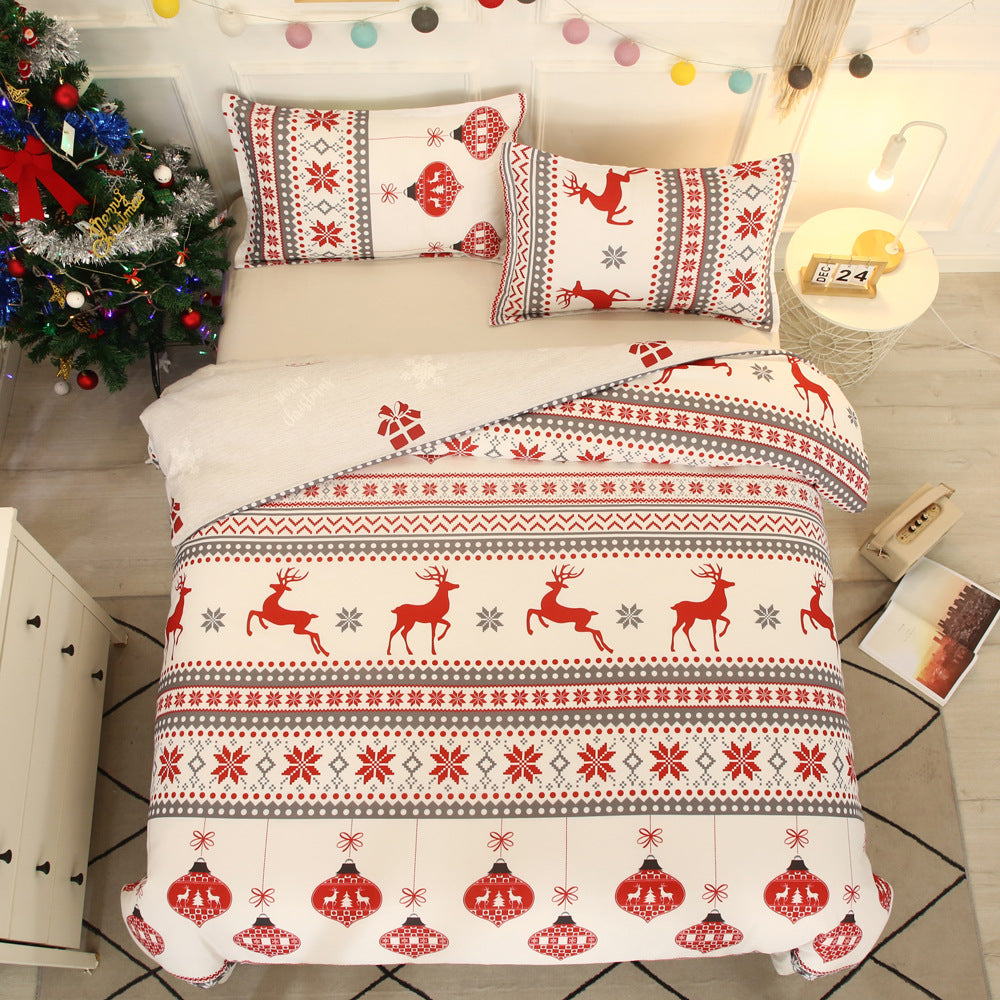 Snowflake Warm Bedding Set