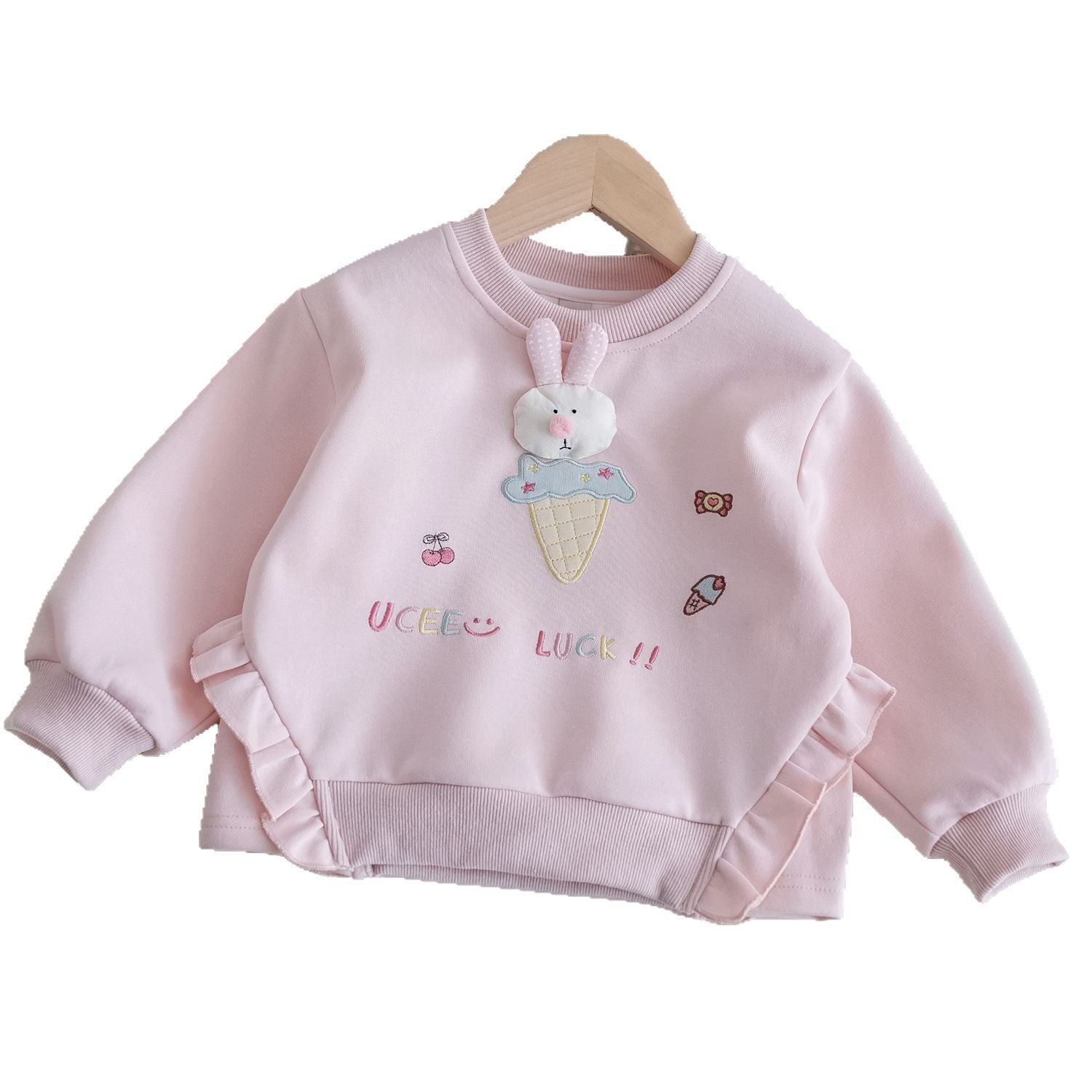 Baby Girl Cartoon Pullover