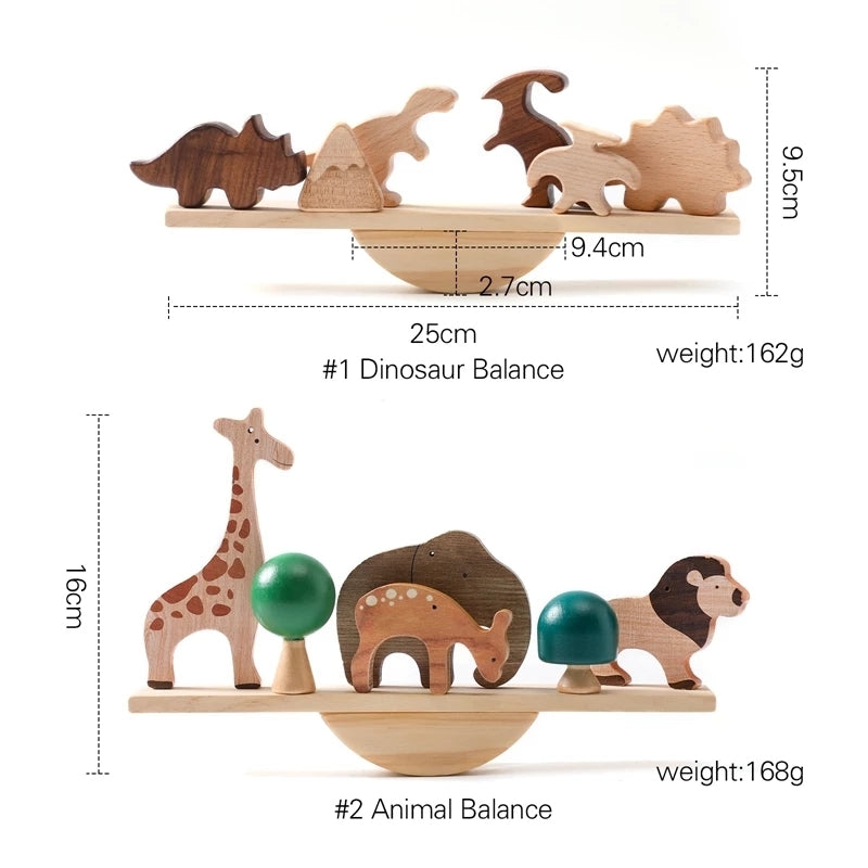Wooden Animal Balance Seesaw Toy