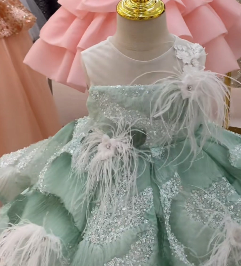 Girls' Strapless Princess Dress
