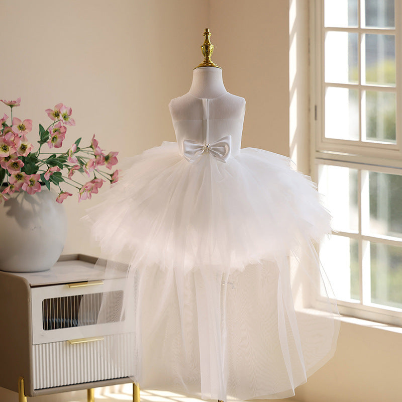 Girls' Full Puffy Flower Girl Dress
