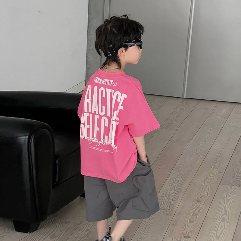 Boys' Back-Print Short-Sleeve Tee