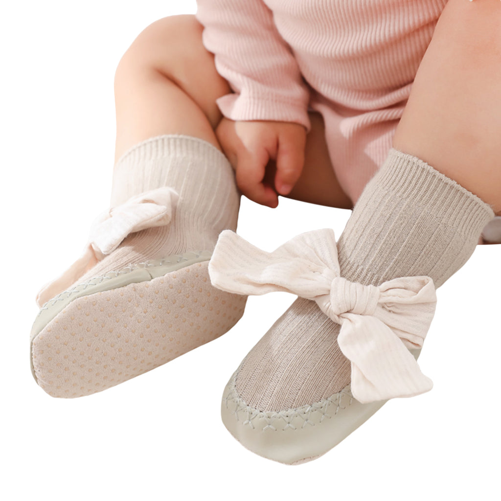 Baby Girl Soft-Sole Lace Shoes
