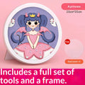 Framed Princess Diamond Painting Kit for Kids
