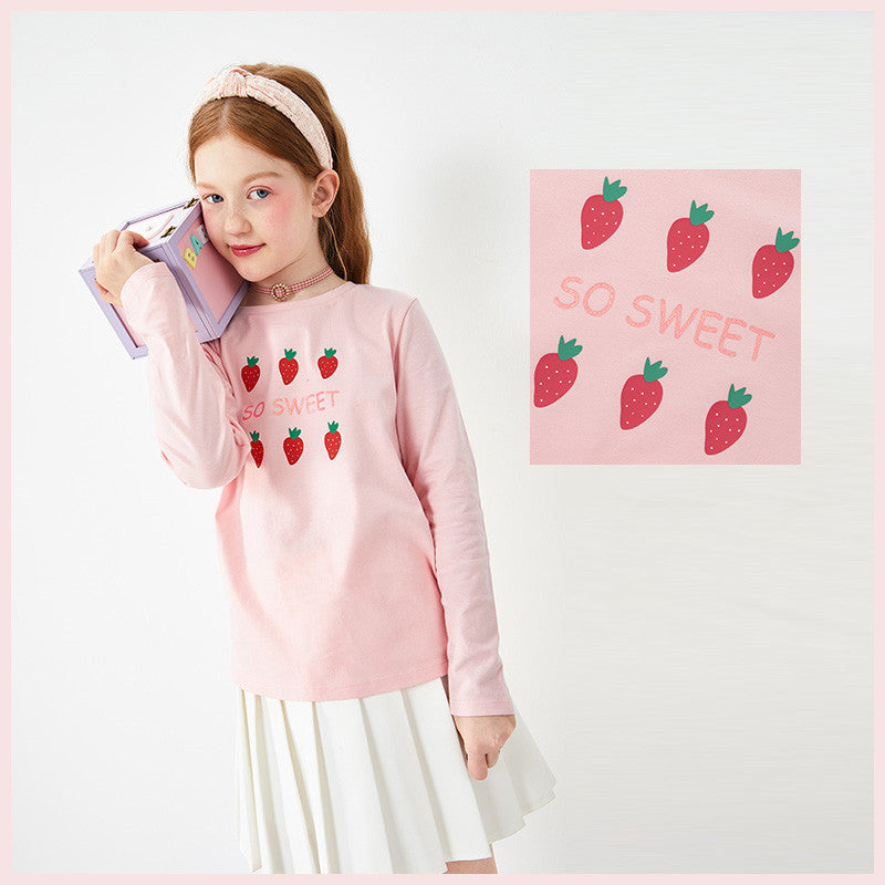 Big Girls' Striped Long-Sleeve Top