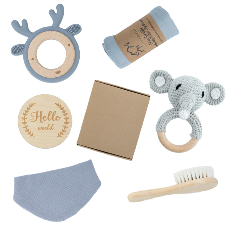 Wooden Teether Gift Box Set