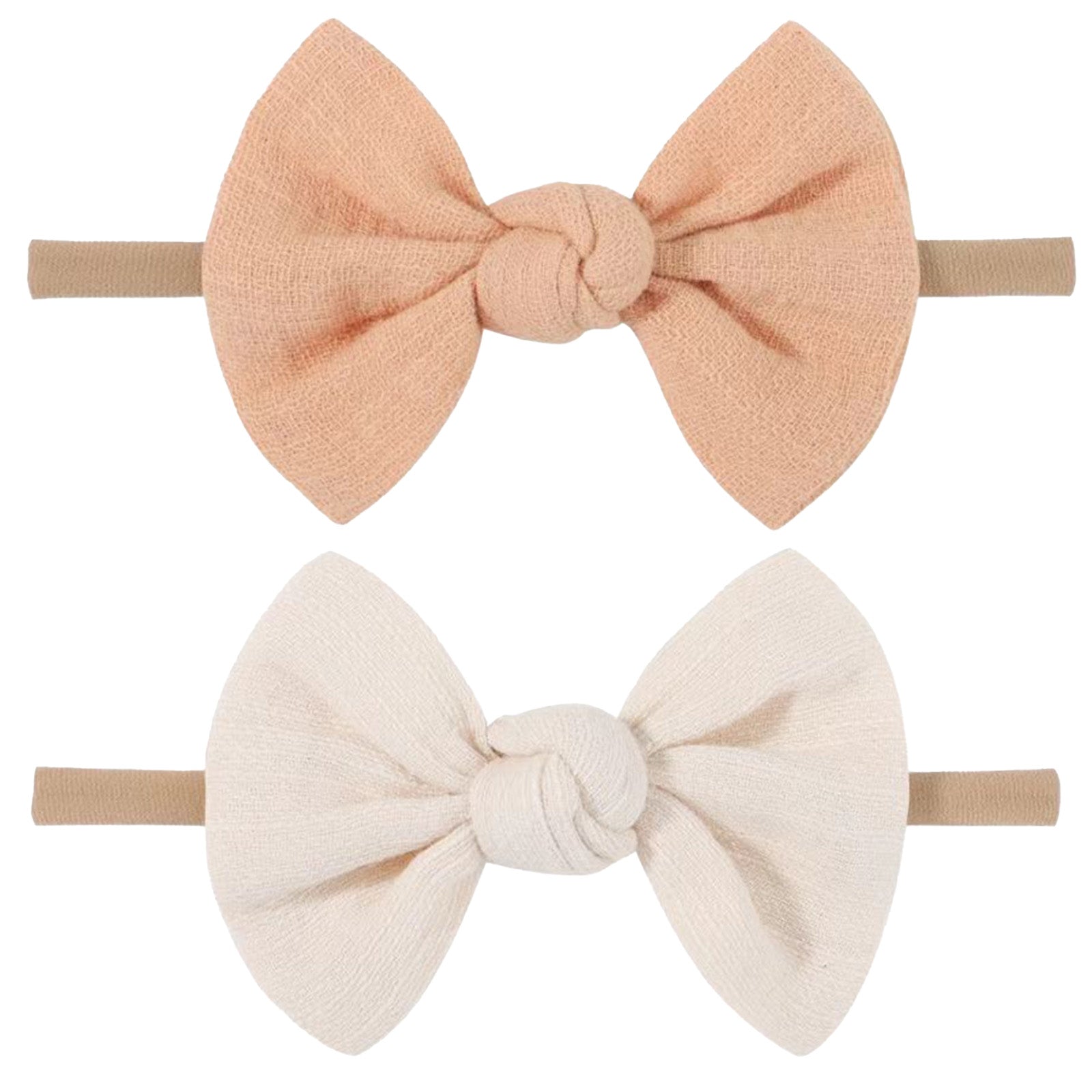 Baby Girl Nylon Bow Headbands
