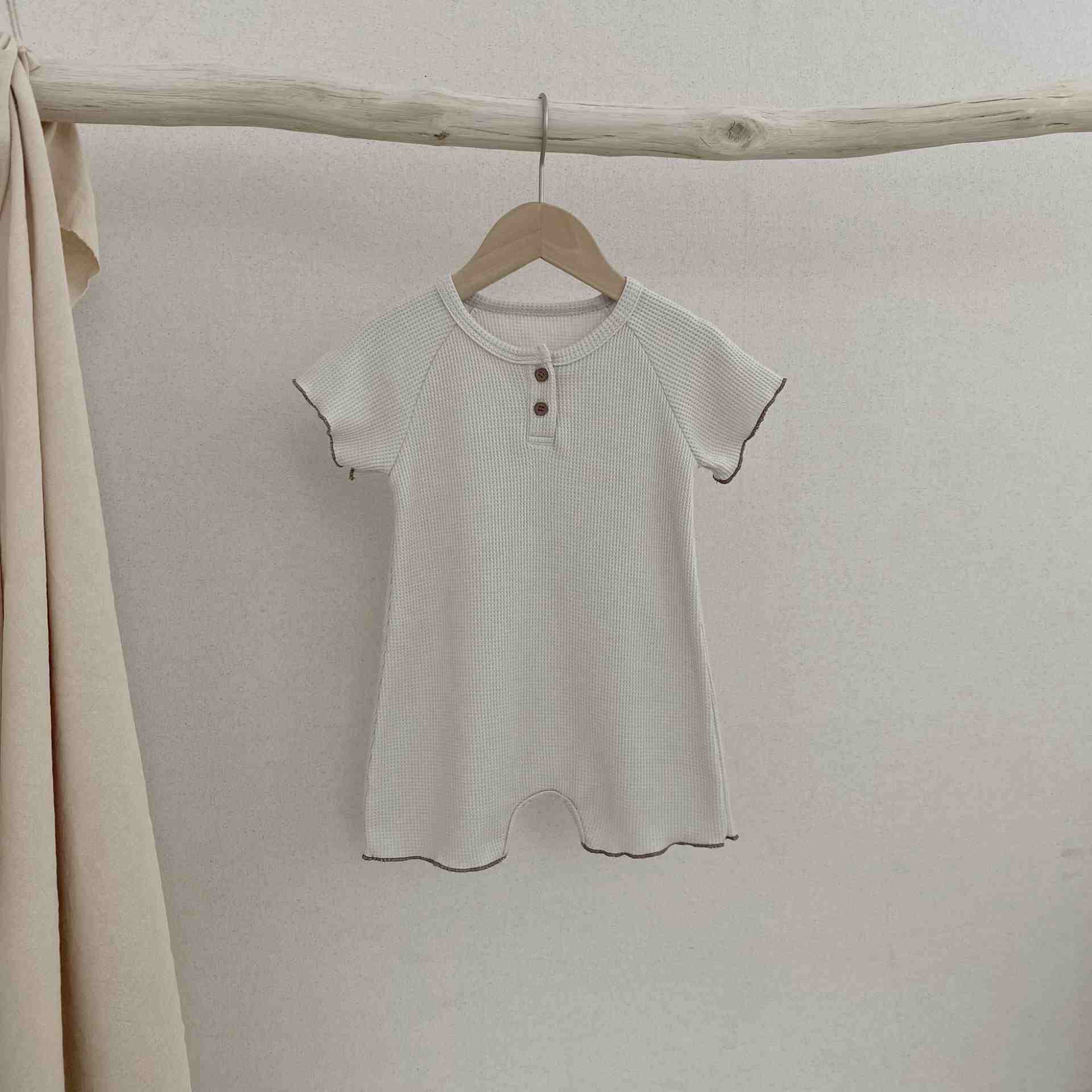 Baby Short-Sleeve Going-Out Romper