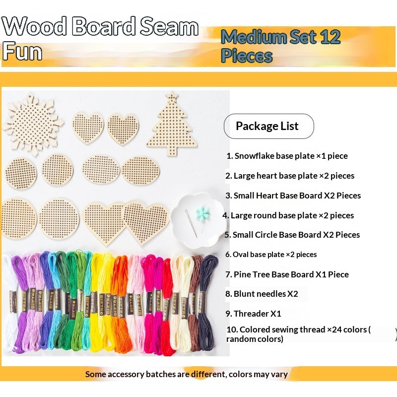 Safety-Needle Embroidery Craft Kit