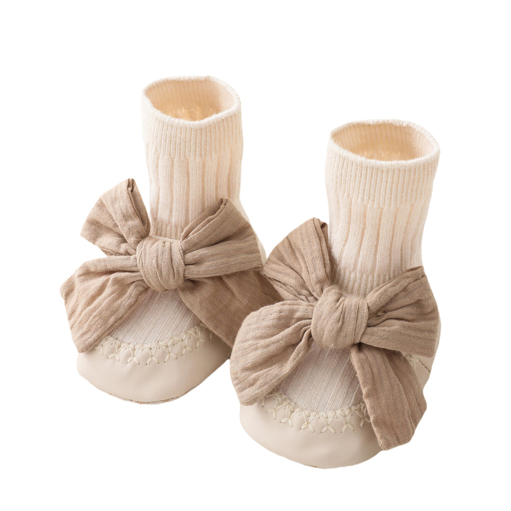Baby Girl Soft-Sole Lace Shoes