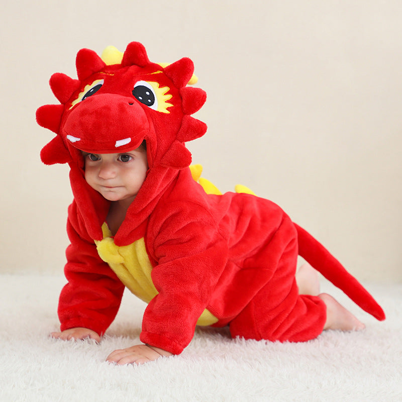 Kids' Flannel Animal Onesie