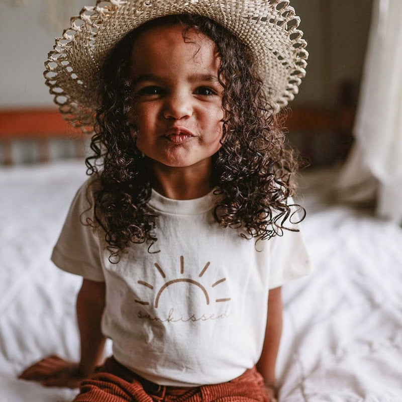 Baby Girl Cotton Cartoon Tee