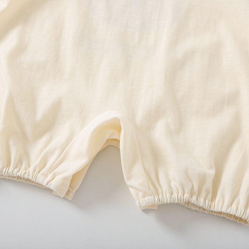 Baby Bear-Print Short-Sleeve Romper