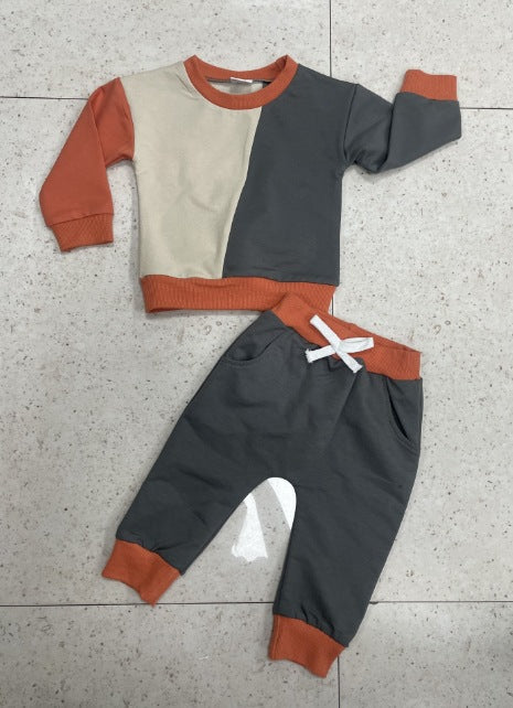 Casual Long-Sleeve Sweater & Trouser Set