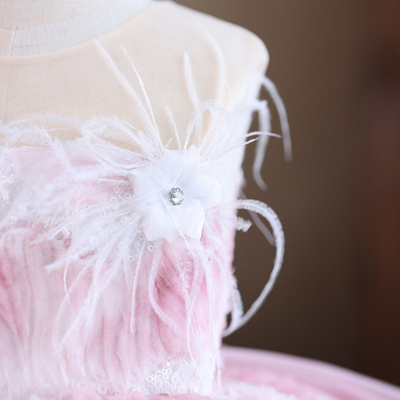 Girls' Strapless Princess Dress