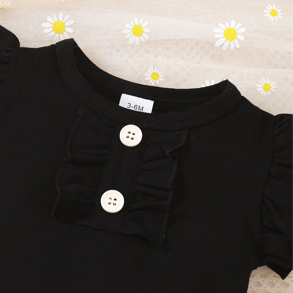 Baby Girl Leopard Romper & Shorts Set