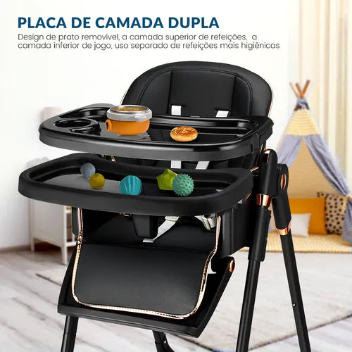 Foldable Adjustable High Chair