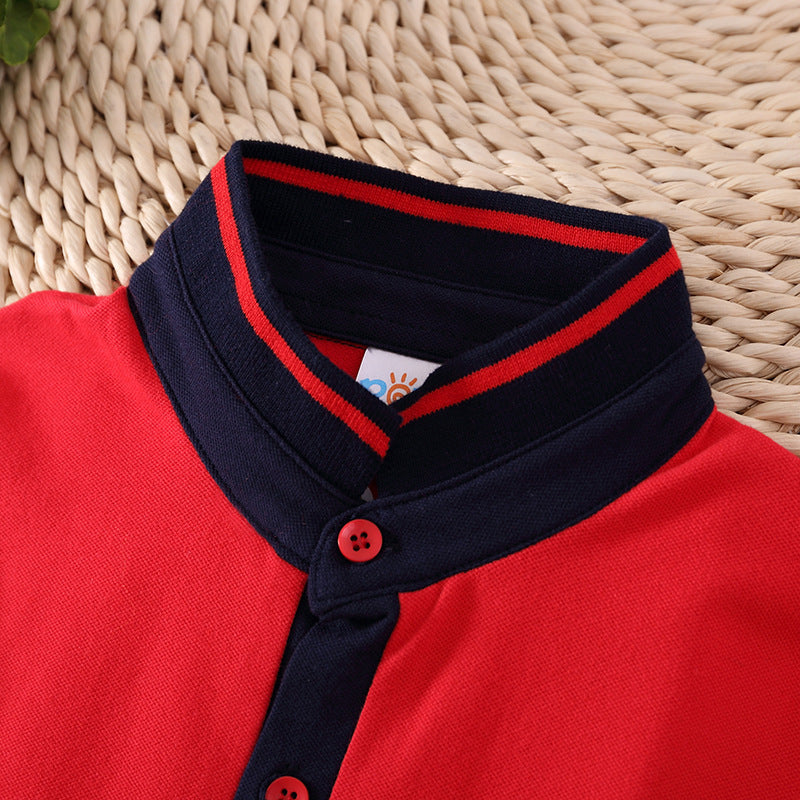 Boys' Solid-Color Cotton Tee
