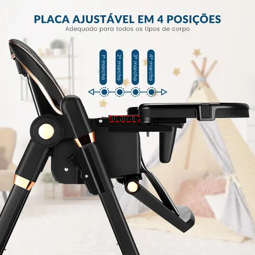 Foldable Adjustable High Chair