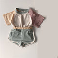 Kids' Round-Neck Short-Sleeve Sport Set