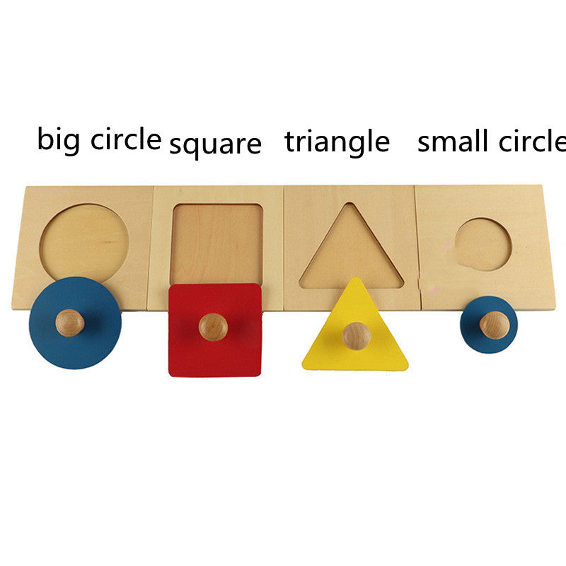 Wooden Geometric Sensory Puzzle