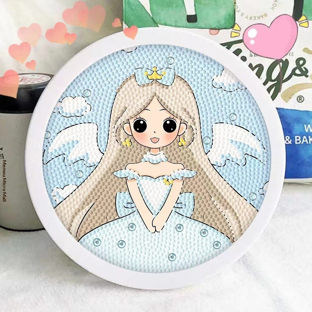 Framed Princess Diamond Painting Kit for Kids