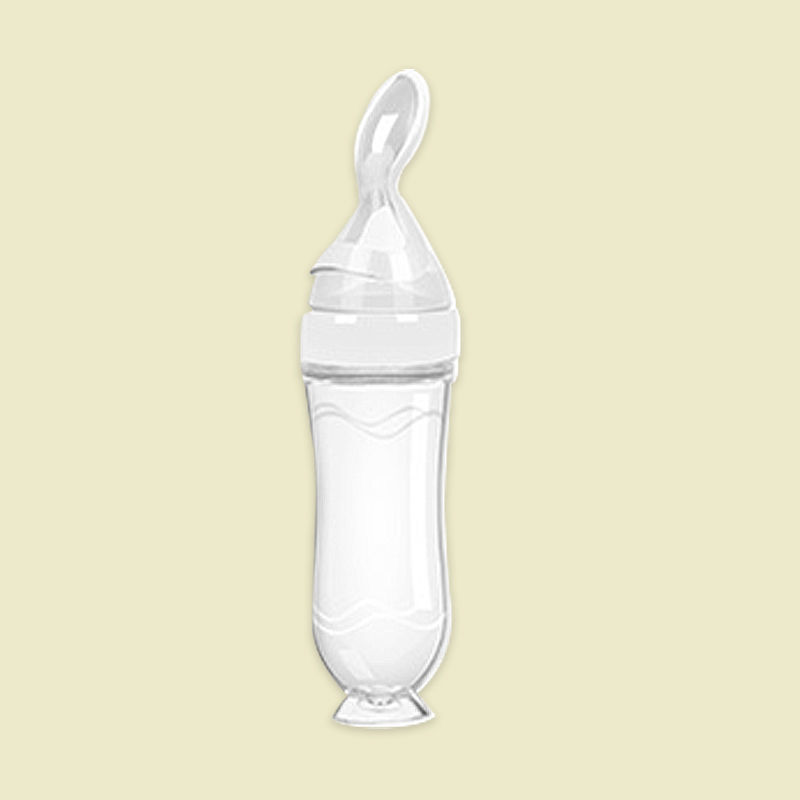 Silicone Squeeze Feeding Spoon Bottle