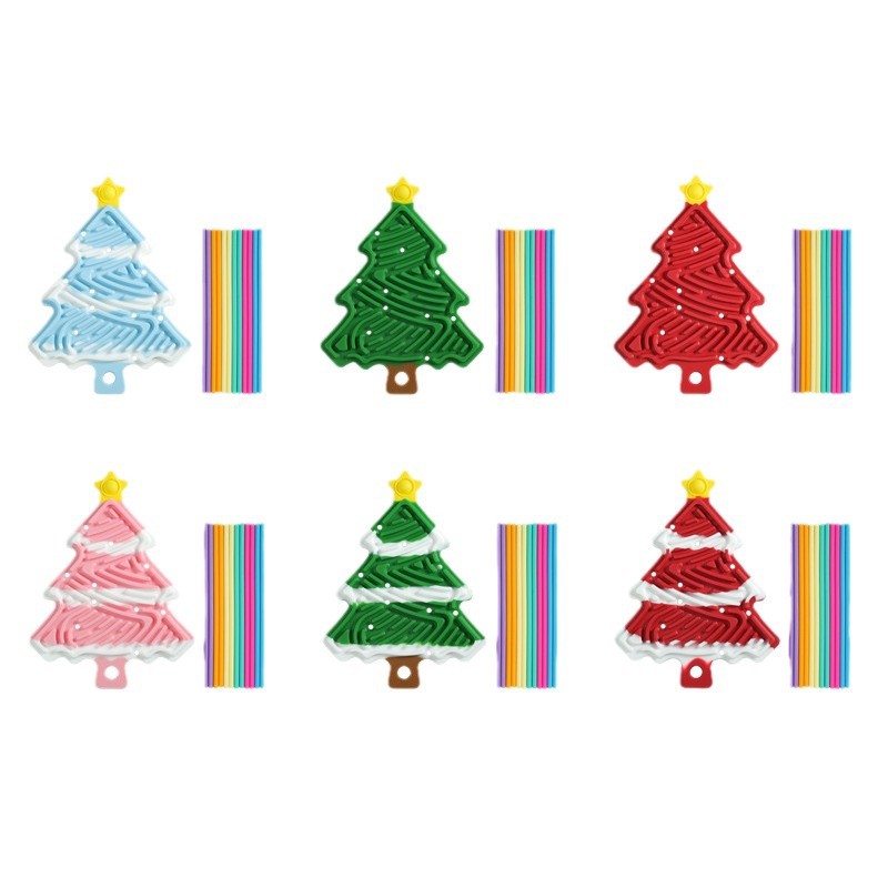 Christmas Tree Pop Fidget Plate