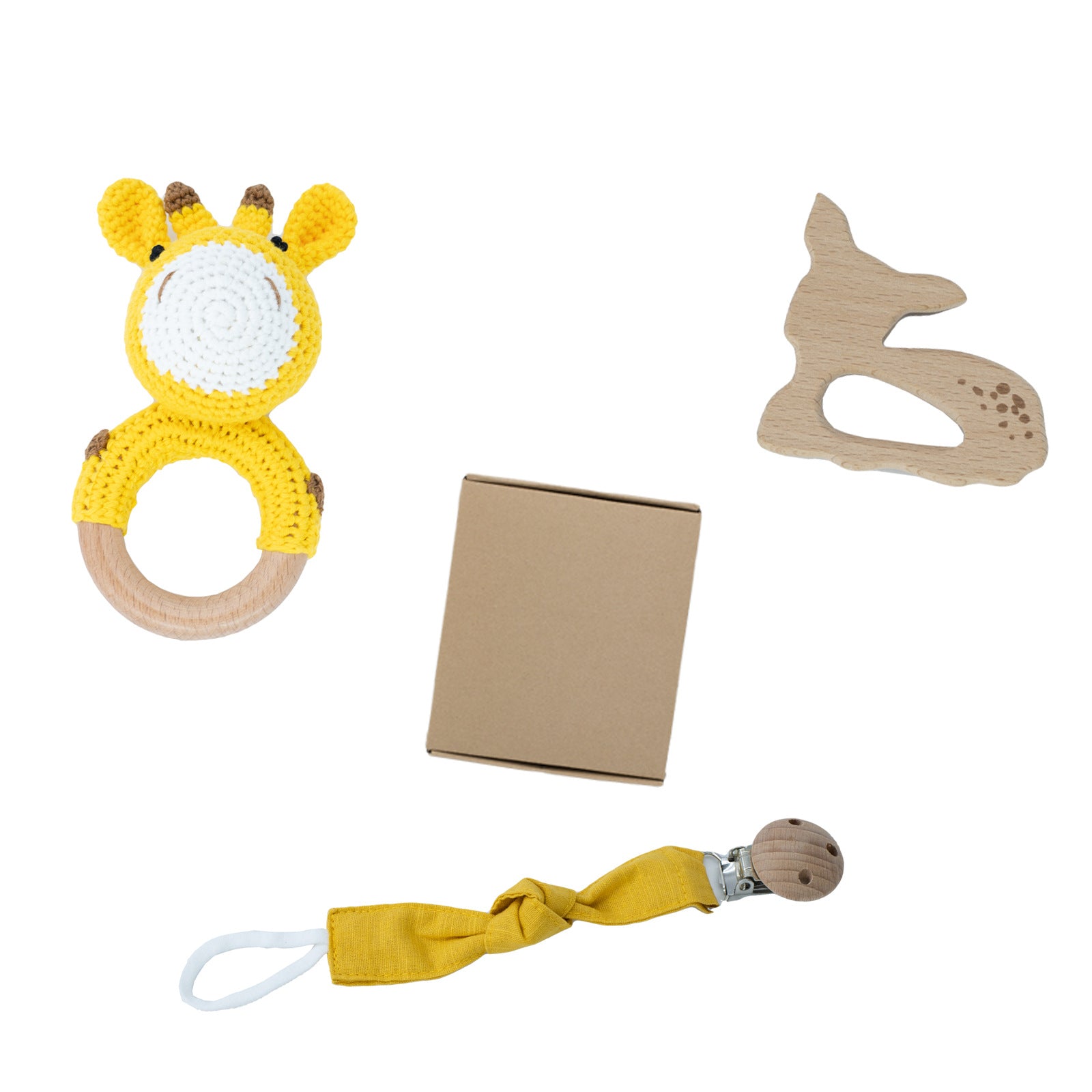 Wooden Teether Gift Box Set