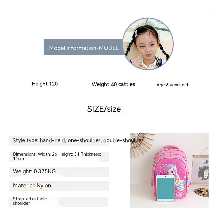 Kids' Mermaid & Spaceman Backpack