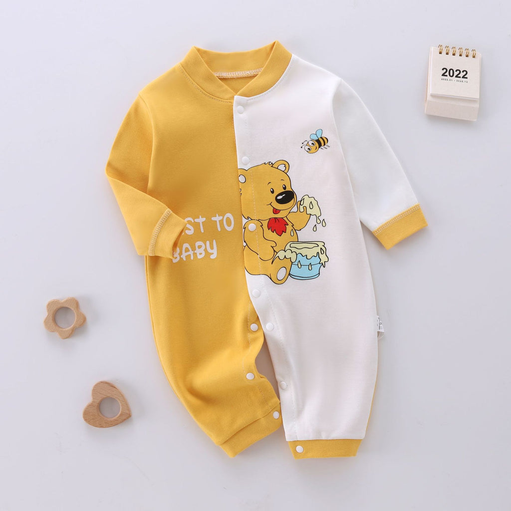 Baby Pure Cotton Long-Sleeve Romper