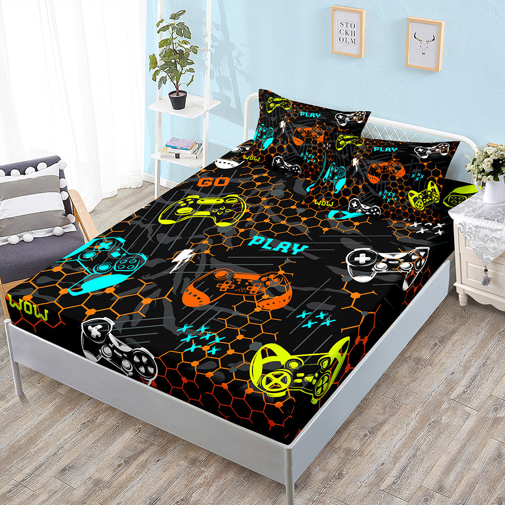 Gamepad Fitted Sheet Bedding Set