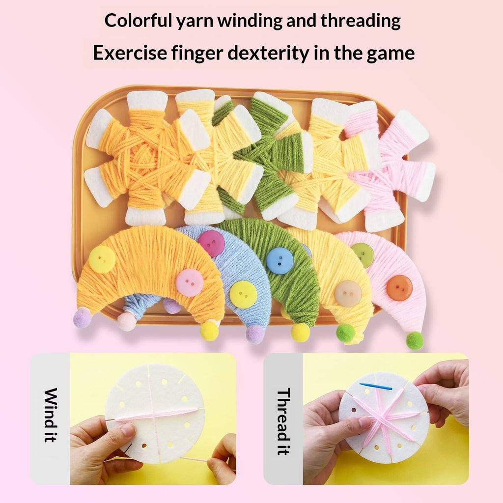 Kids' Yarn-Wrapping Craft Kit