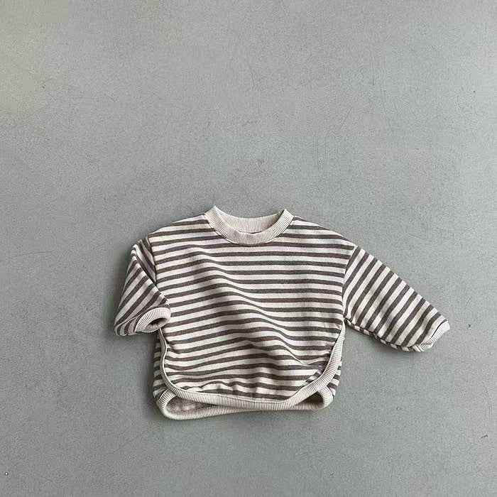 Baby Girl Striped Long-Sleeve Sweater