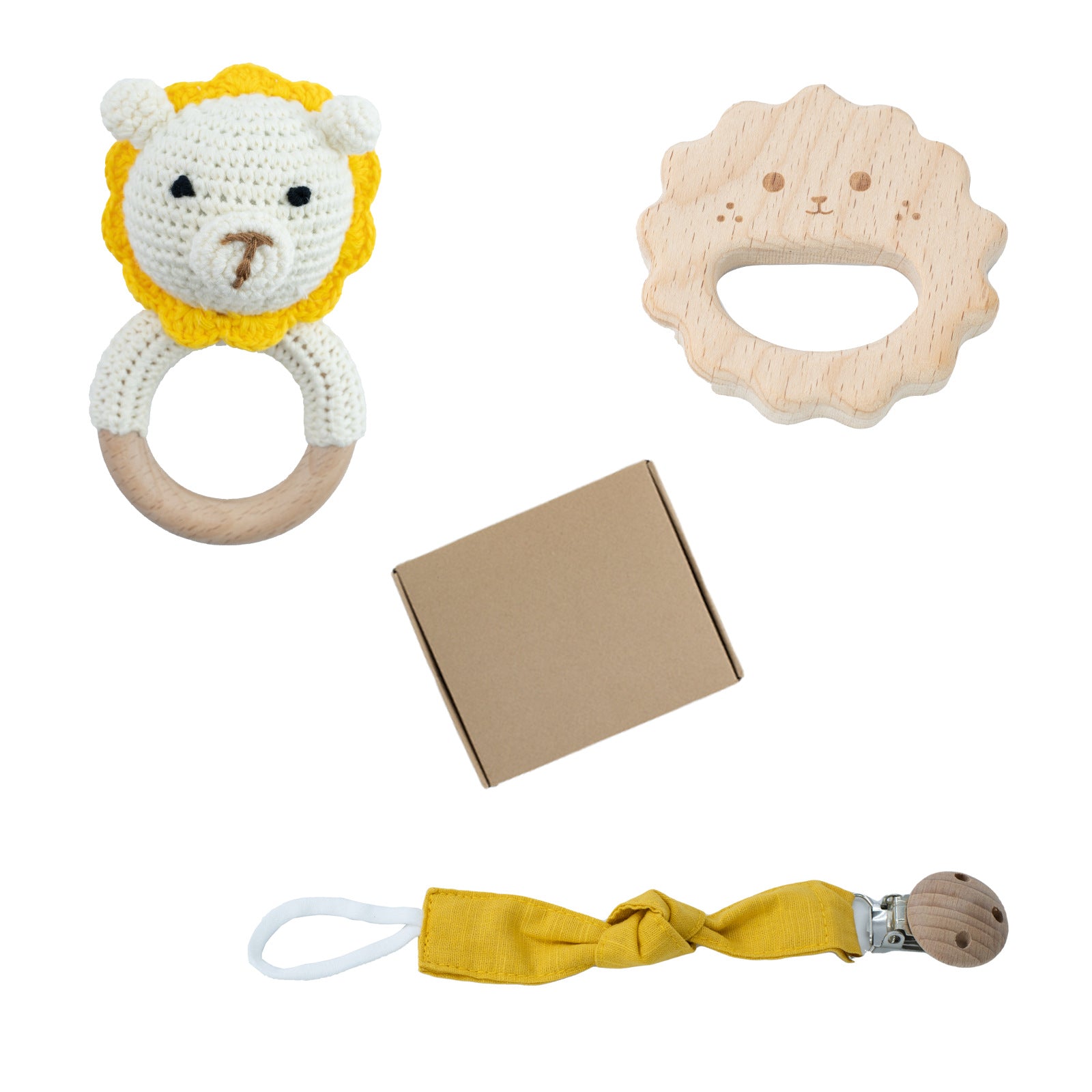 Wooden Teether Gift Box Set