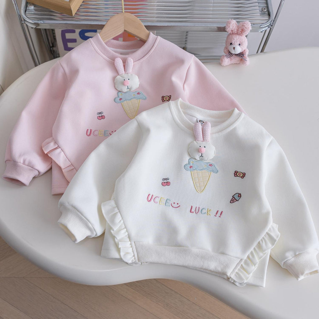 Baby Girl Cartoon Pullover