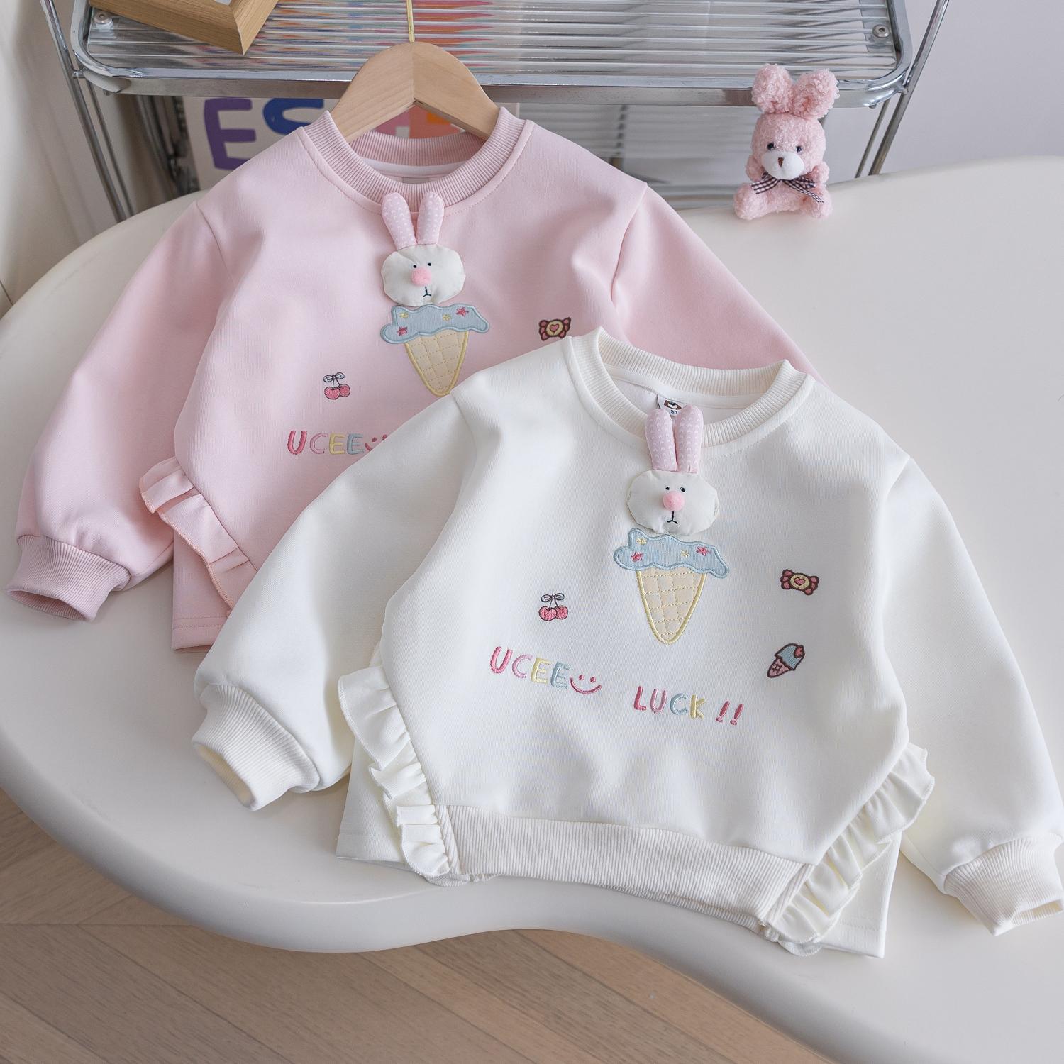 Baby Girl Cartoon Pullover