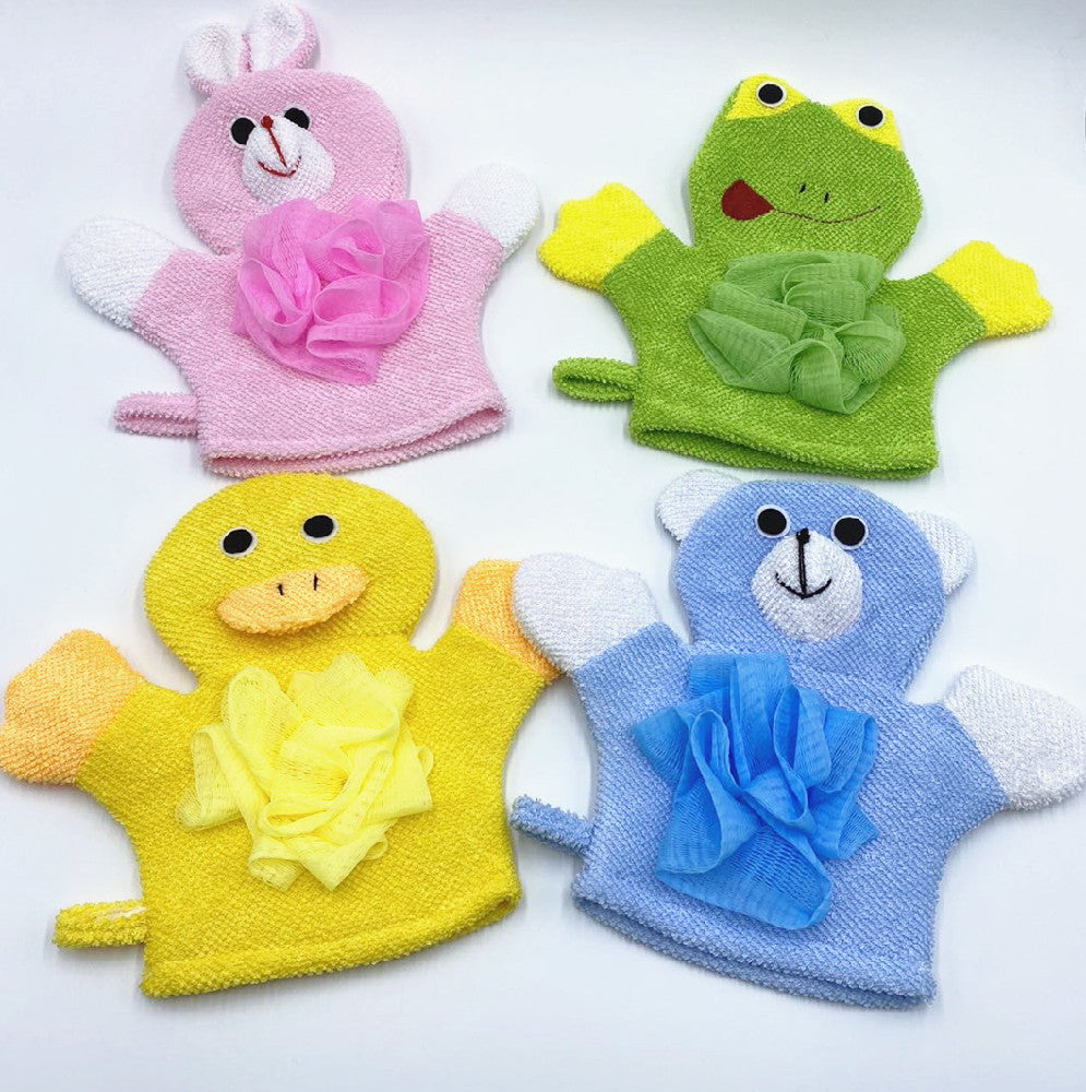Kids' Soft Bath Gloves (Pair)