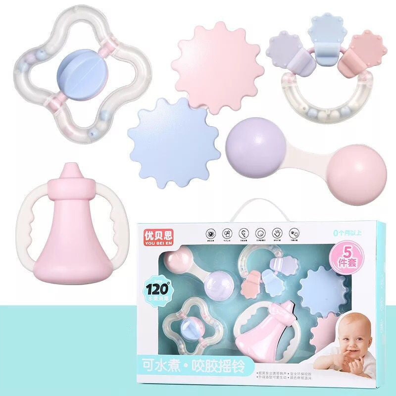 Baby Rattle Educational Gift Set